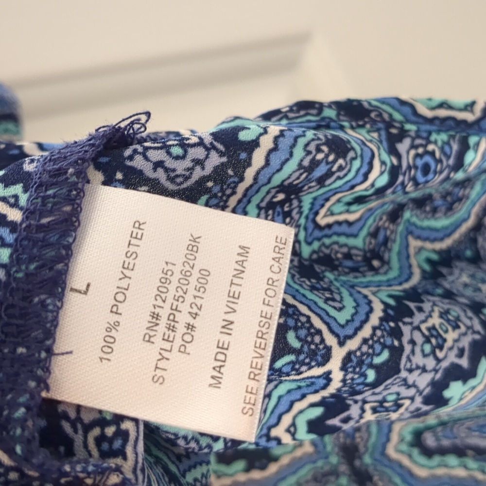Retro Large Multicolored Blouse - Picture 8 of 8